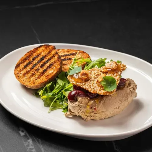 Pate de ficat, gem vișine